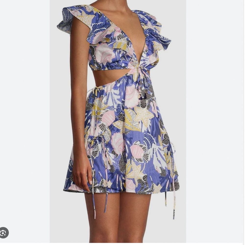 Milly Cabana Delilah Cut-Out Dress